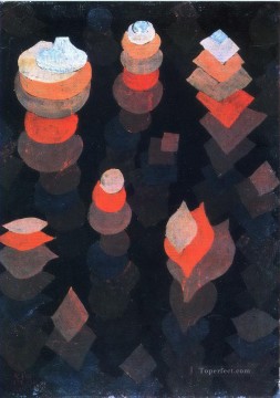 Paul Klee Painting - Growth of the night plants Paul Klee